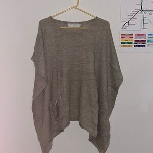 Poncho Sweater Top